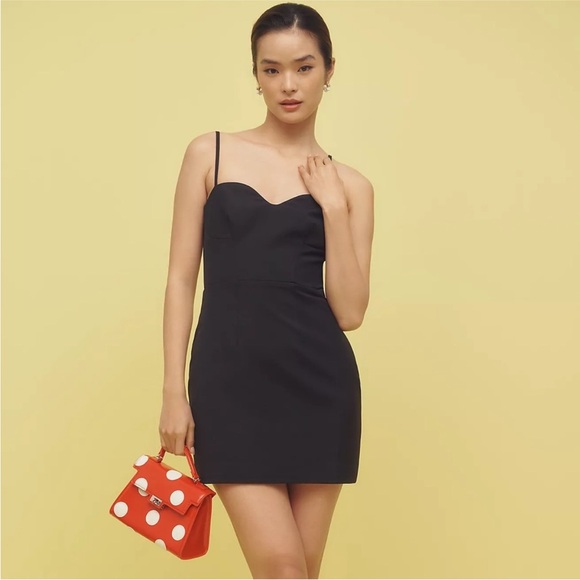 Anthropologie Dresses & Skirts - ANTHROPOLOGIE MARE MARE NWT hourglass mini dress -black -large